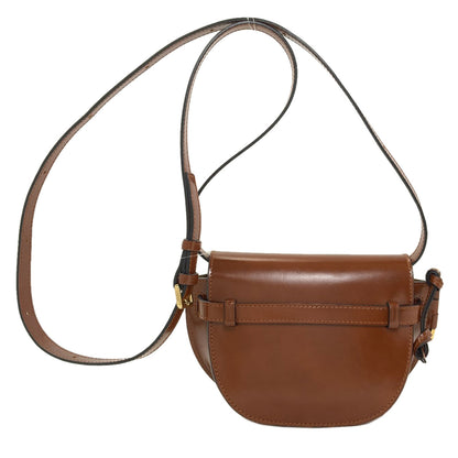 LOEWE Gate Dual Mini Heart Motif Shoulder Bag Calf Ladies [Used]
