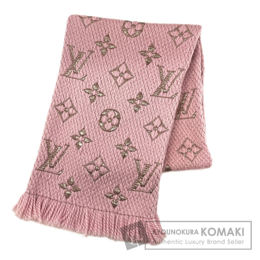 LOUIS VUITTON M70466 Escalp Logo Mania Scarf wool Silk x PolyesterLadies [Used]