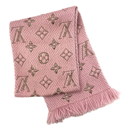 LOUIS VUITTON M70466 Escalp Logo Mania Scarf wool Silk x PolyesterLadies [Used]