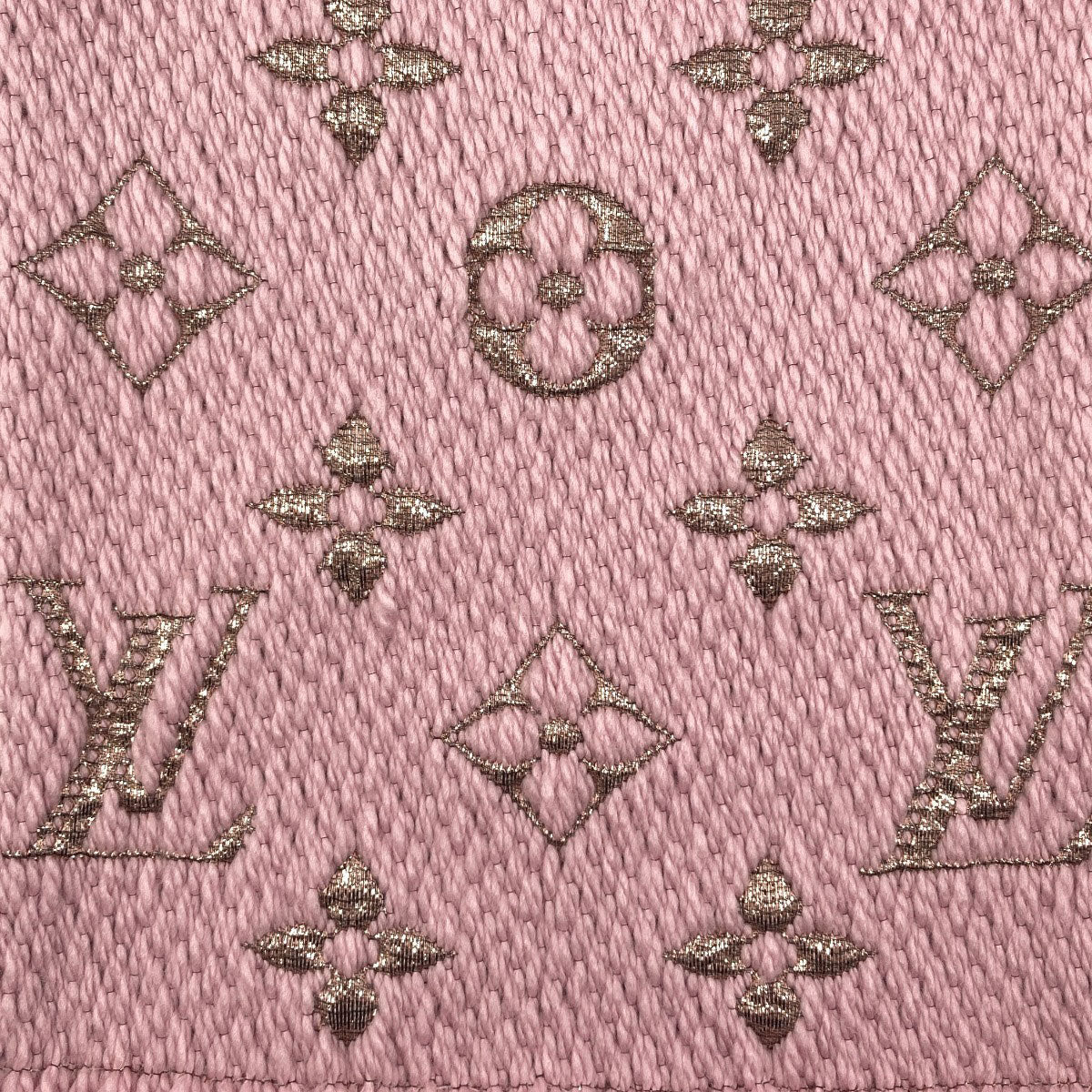 LOUIS VUITTON M70466 Escalp Logo Mania Scarf wool Silk x PolyesterLadies [Used]