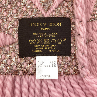 LOUIS VUITTON M70466 Escalp Logo Mania Scarf wool Silk x PolyesterLadies [Used]