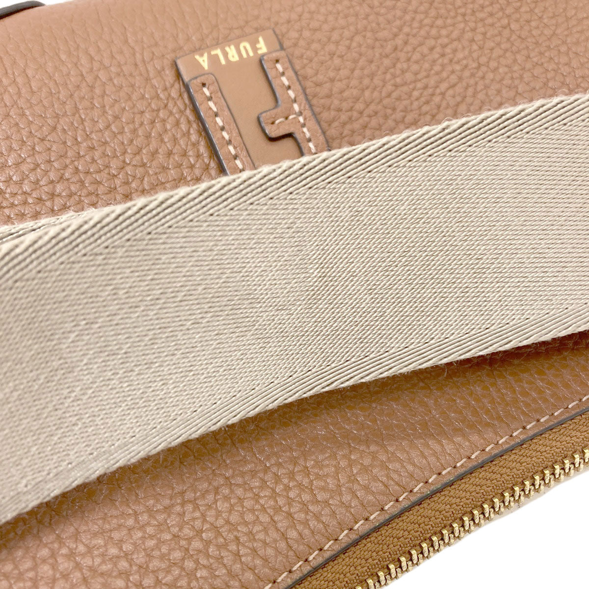 Furla アーチロゴ Shoulder Bag Leather Ladies [Used]