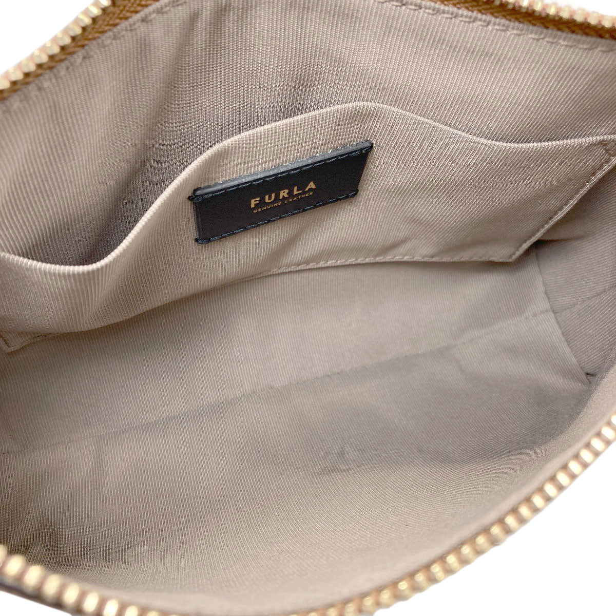 Furla アーチロゴ Shoulder Bag Leather Ladies [Used]