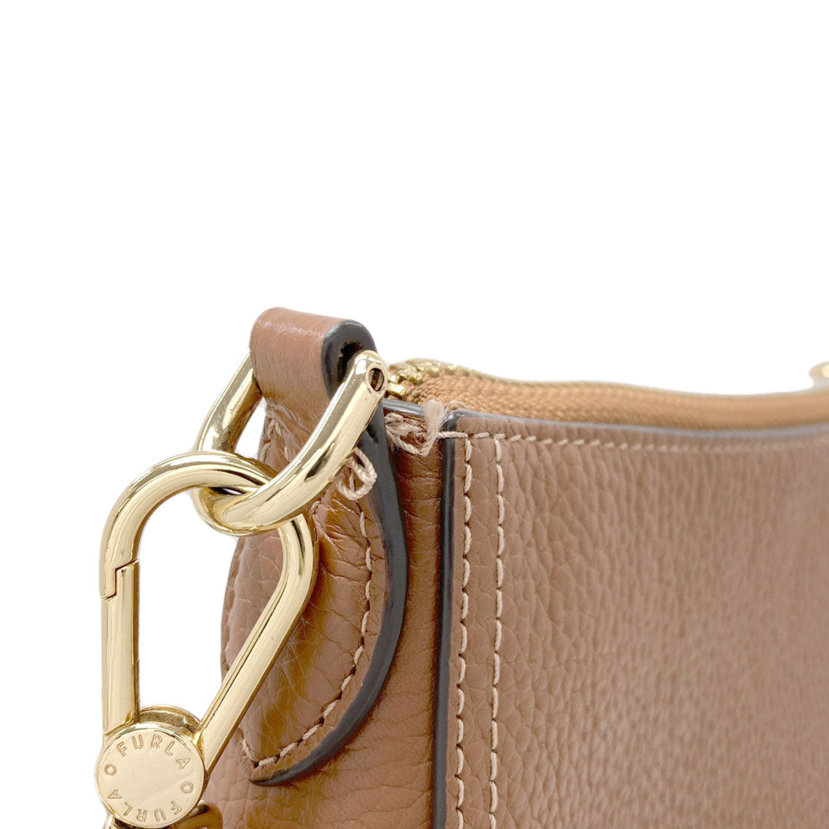 Furla アーチロゴ Shoulder Bag Leather Ladies [Used]