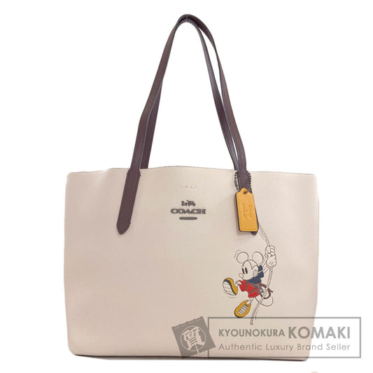 COACH 3740 Disney collaboration Tote Bag Leather Ladies [Used]