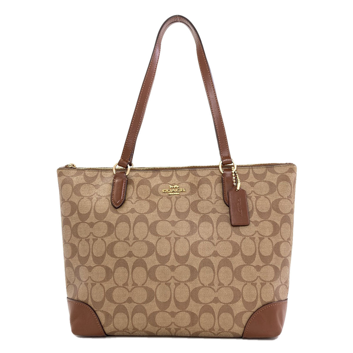 COACH F29208 Signature Tote Bag PVC LeatherLadies [Used]