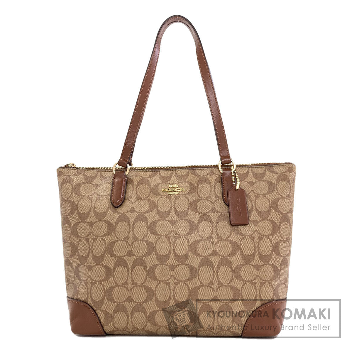 COACH F29208 Signature Tote Bag PVC LeatherLadies [Used]
