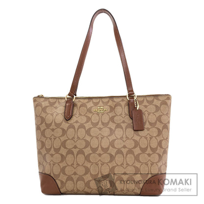 COACH F29208 Signature Tote Bag PVC LeatherLadies [Used]
