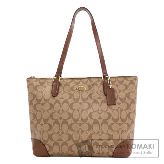 COACH F29208 Signature Tote Bag PVC LeatherLadies [Used]