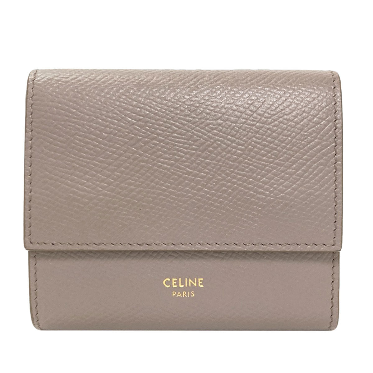 CELINE Trifold wallet Tri-fold wallet (with Coin Pocket) Calf Ladies [Used]