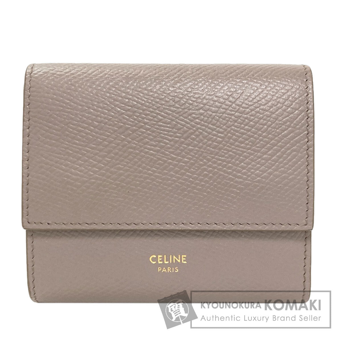 CELINE Trifold wallet Tri-fold wallet (with Coin Pocket) Calf Ladies [Used]