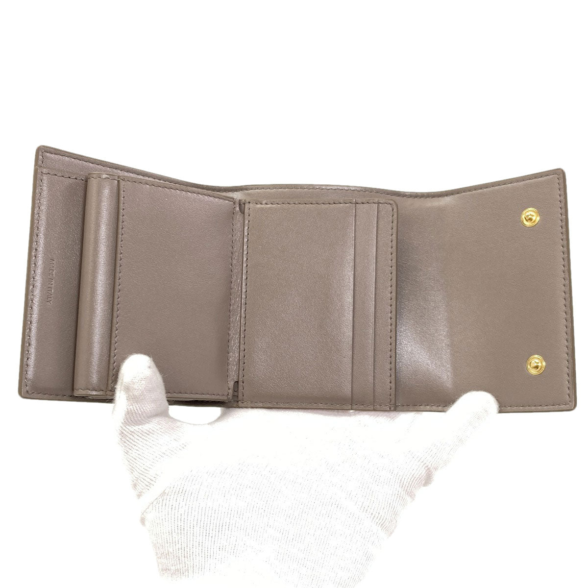 CELINE Trifold wallet Tri-fold wallet (with Coin Pocket) Calf Ladies [Used]