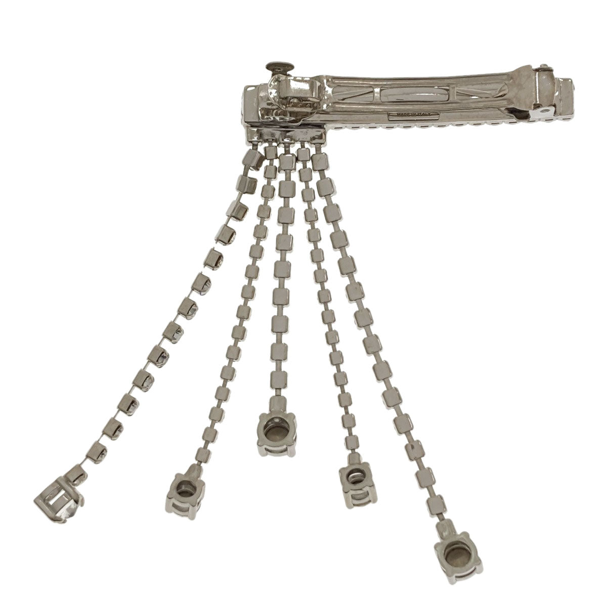 MIUMIU Rhinestone Valletta Metal Ladies [Used]