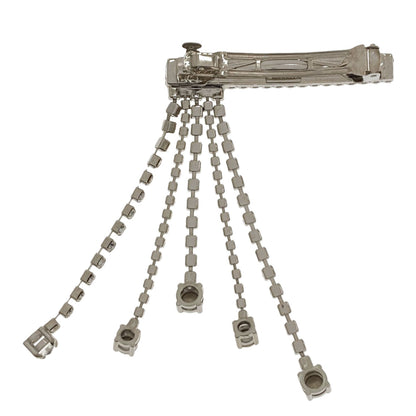 MIUMIU Rhinestone Valletta Metal Ladies [Used]
