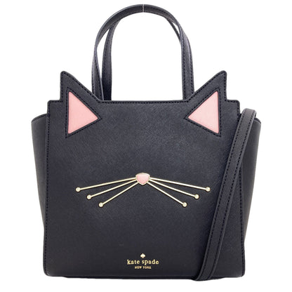 kate spade Cat motif 2-way Handbag PVC Ladies [Used]