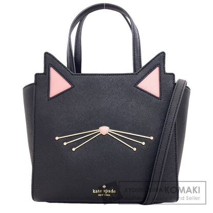 kate spade Cat motif 2-way Handbag PVC Ladies [Used]