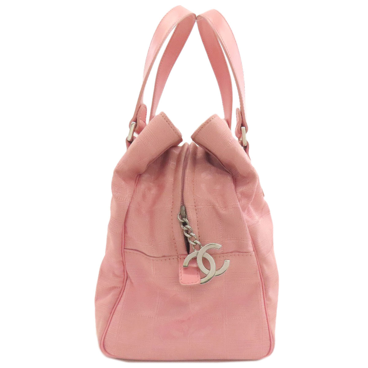 CHANEL New travel Handbag Nylon jacquard Ladies [Used]