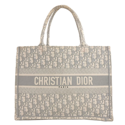 CHRISTIAN DIOR Book tote Tote Bag Canvas Ladies [Used]