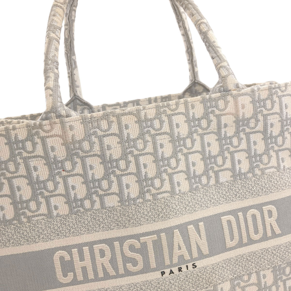 CHRISTIAN DIOR Book tote Tote Bag Canvas Ladies [Used]