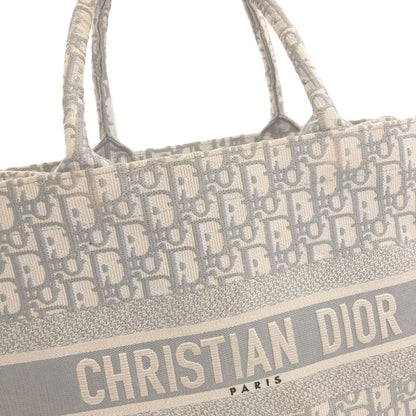 CHRISTIAN DIOR Book tote Tote Bag Canvas Ladies [Used]