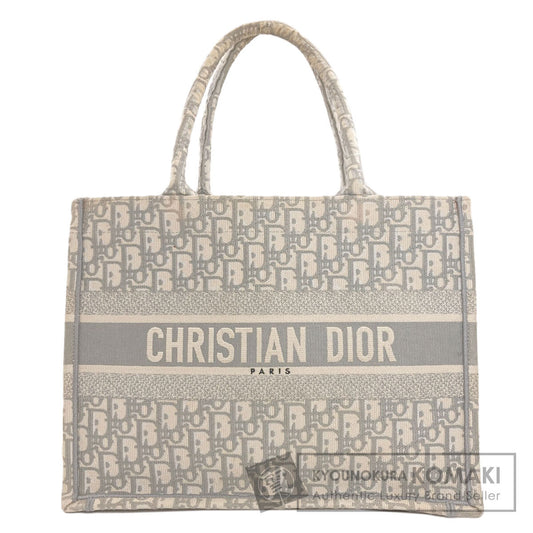 CHRISTIAN DIOR Book tote Tote Bag Canvas Ladies [Used]
