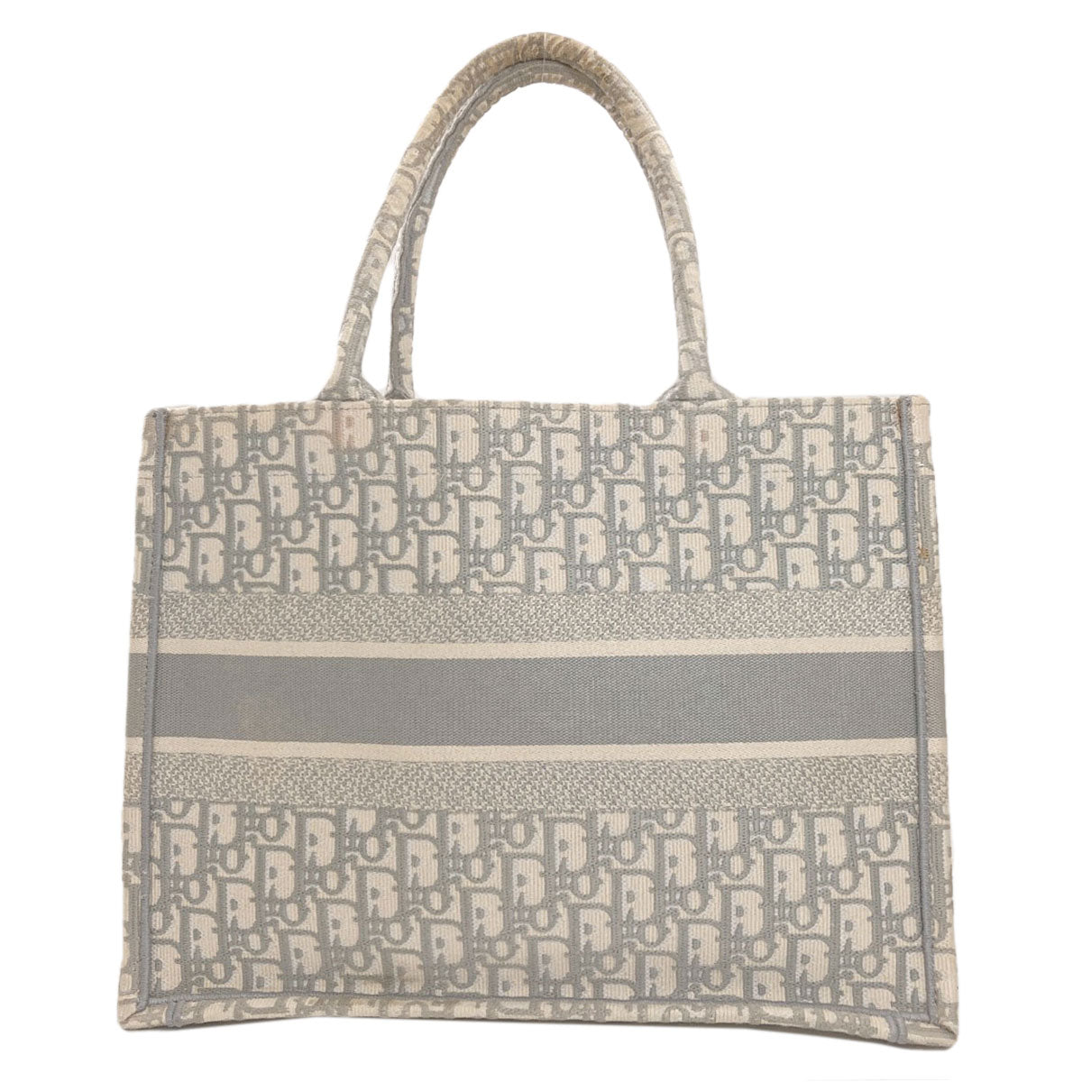 CHRISTIAN DIOR Book tote Tote Bag Canvas Ladies [Used]