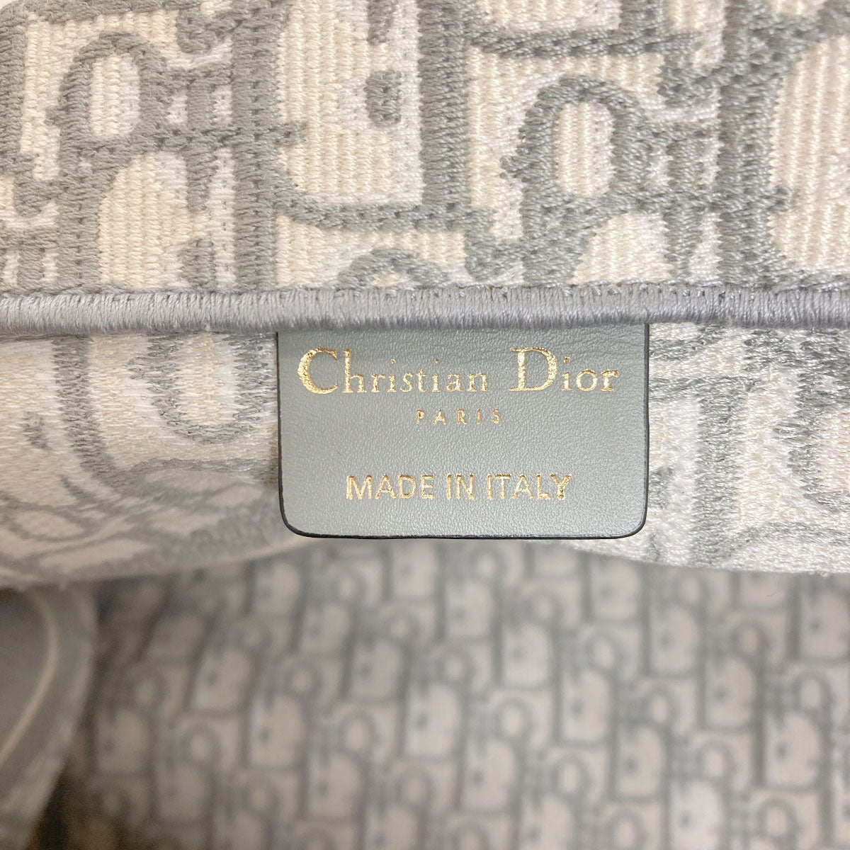 CHRISTIAN DIOR Book tote Tote Bag Canvas Ladies [Used]