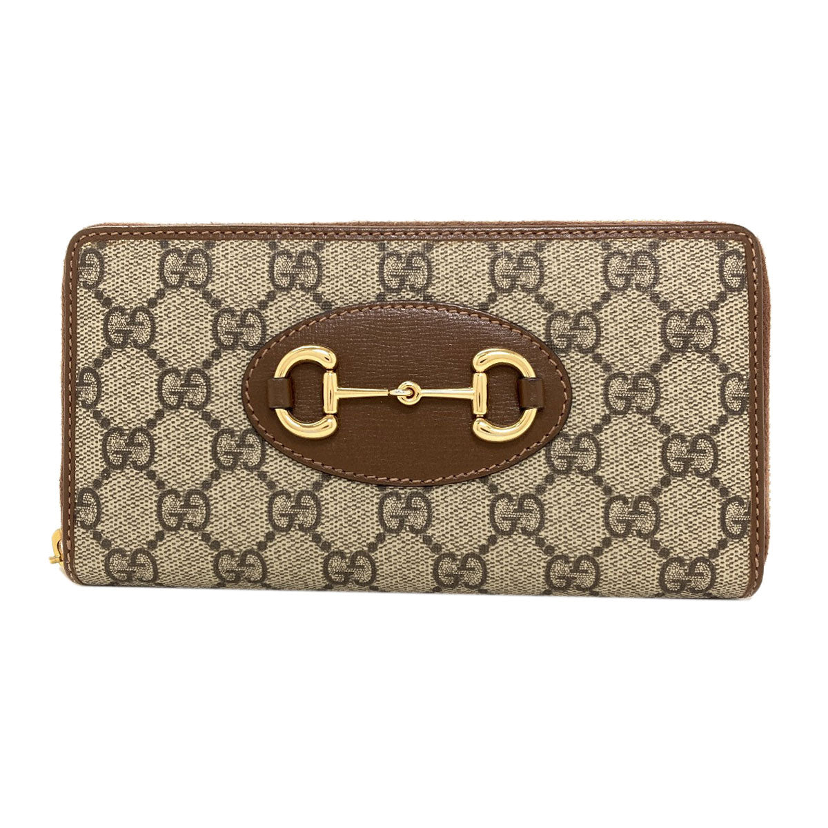 GUCCI 621889 Zip Around Horsebit GG Supreme Long wallet (with coin pocket) PVC Ladies [Used]