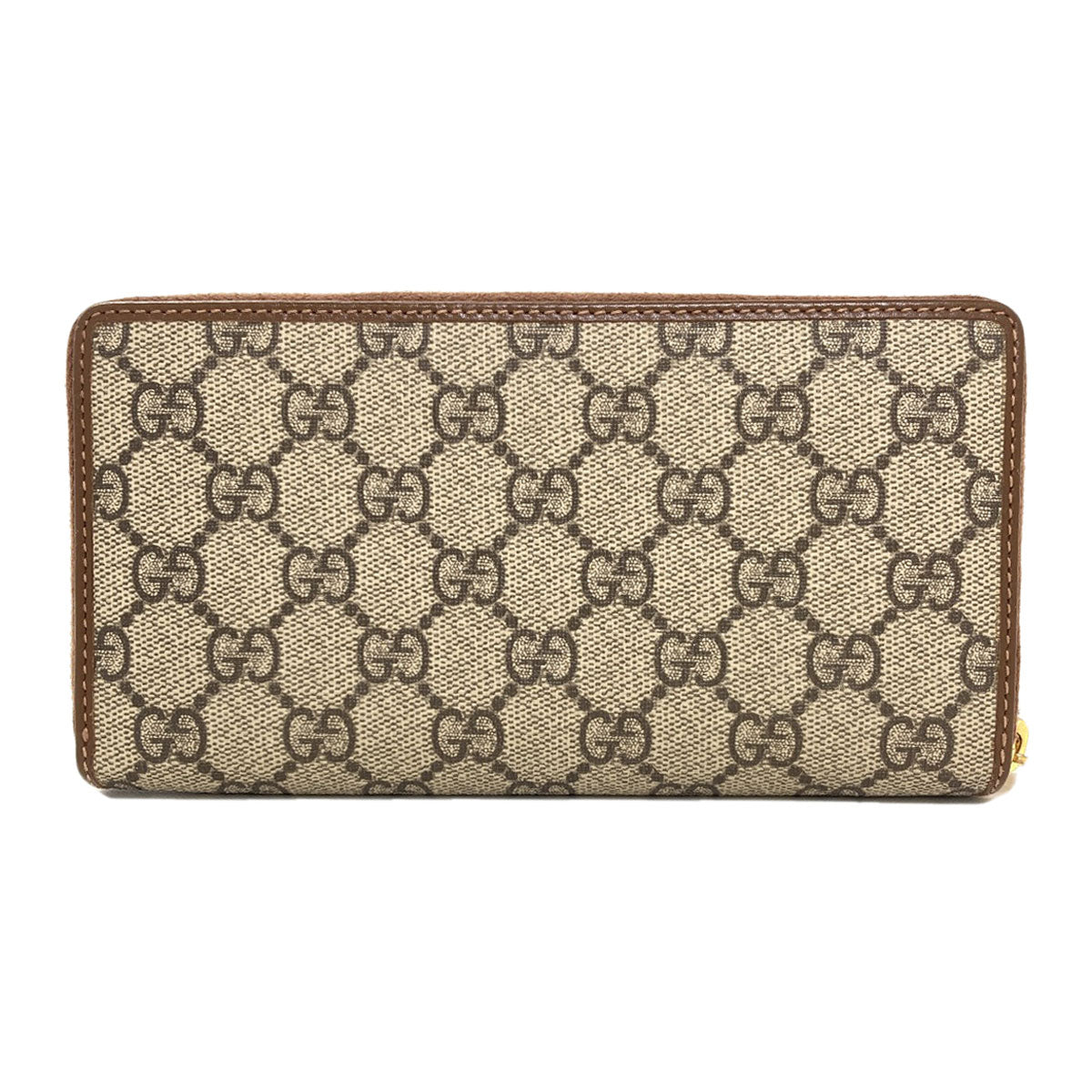 GUCCI 621889 Zip Around Horsebit GG Supreme Long wallet (with coin pocket) PVC Ladies [Used]