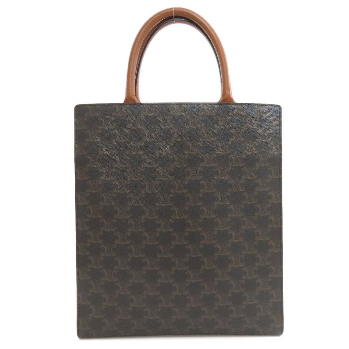 CELINE Vertical Cabas Triomphe 2WAY Handbag PVC Ladies [Used]