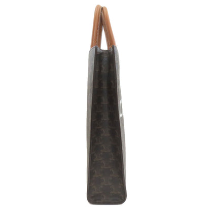 CELINE Vertical Cabas Triomphe 2WAY Handbag PVC Ladies [Used]