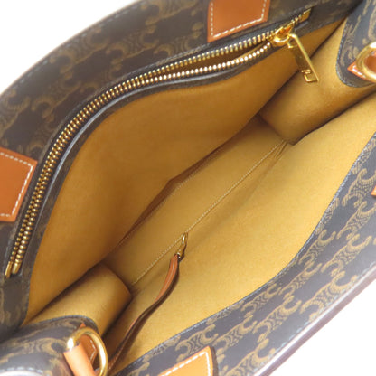 CELINE Vertical Cabas Triomphe 2WAY Handbag PVC Ladies [Used]