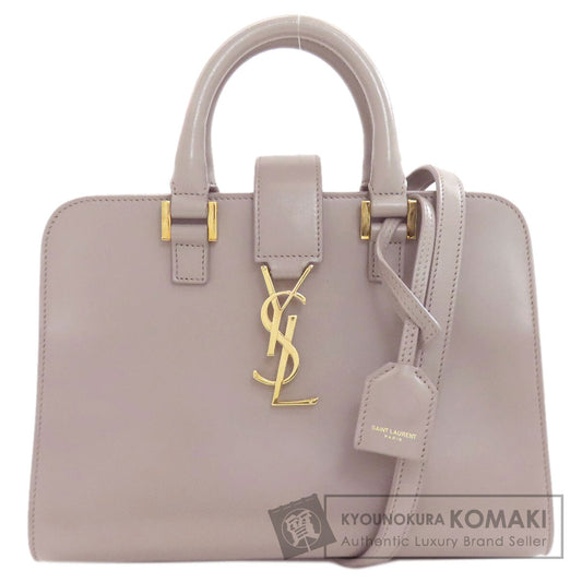 YVES SAINT LAURENT Baby Kabas 2WAY Handbag Calf Ladies [Used]