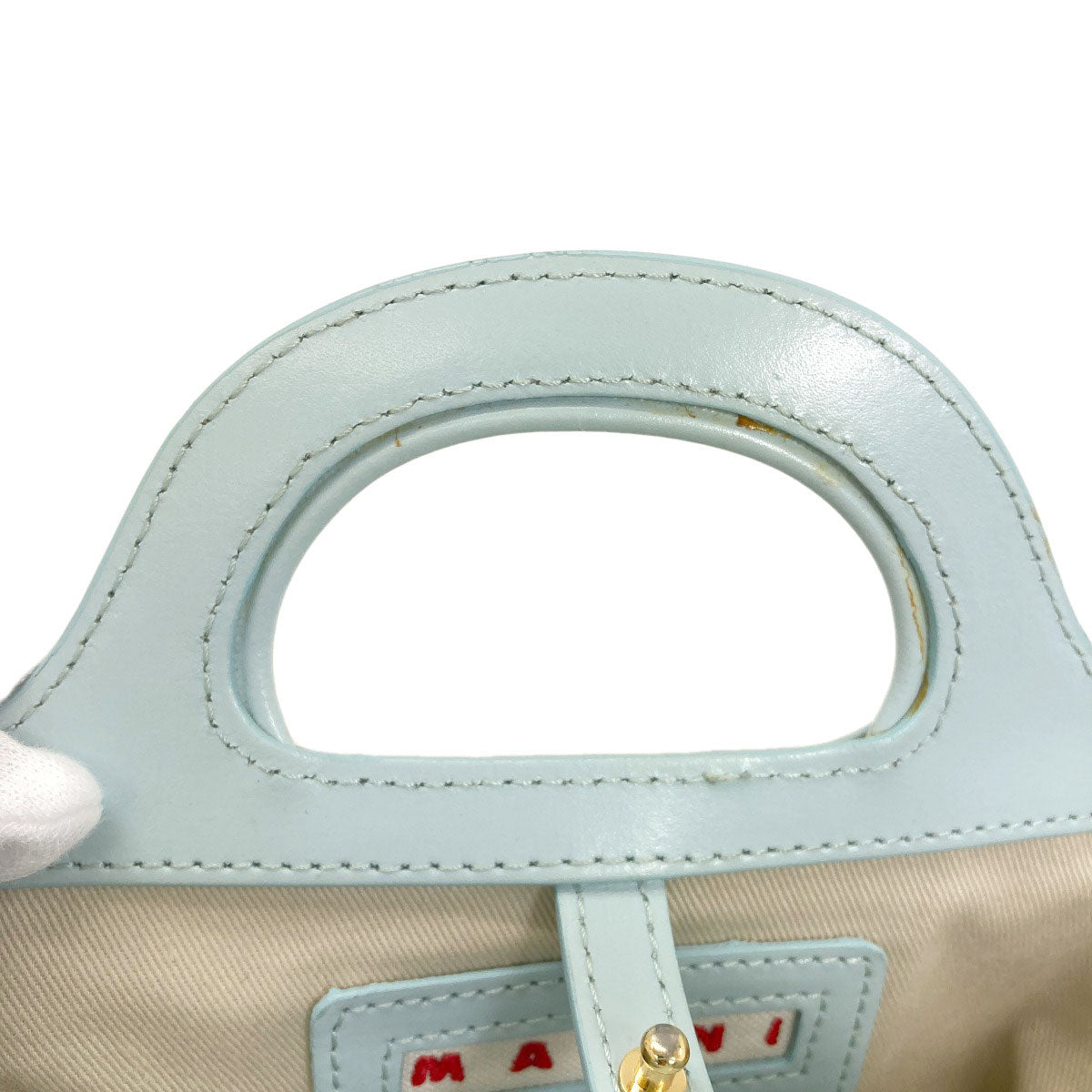 MARNI Tropicalia 2WAY Handbag Raffia LeatherLadies [Used]