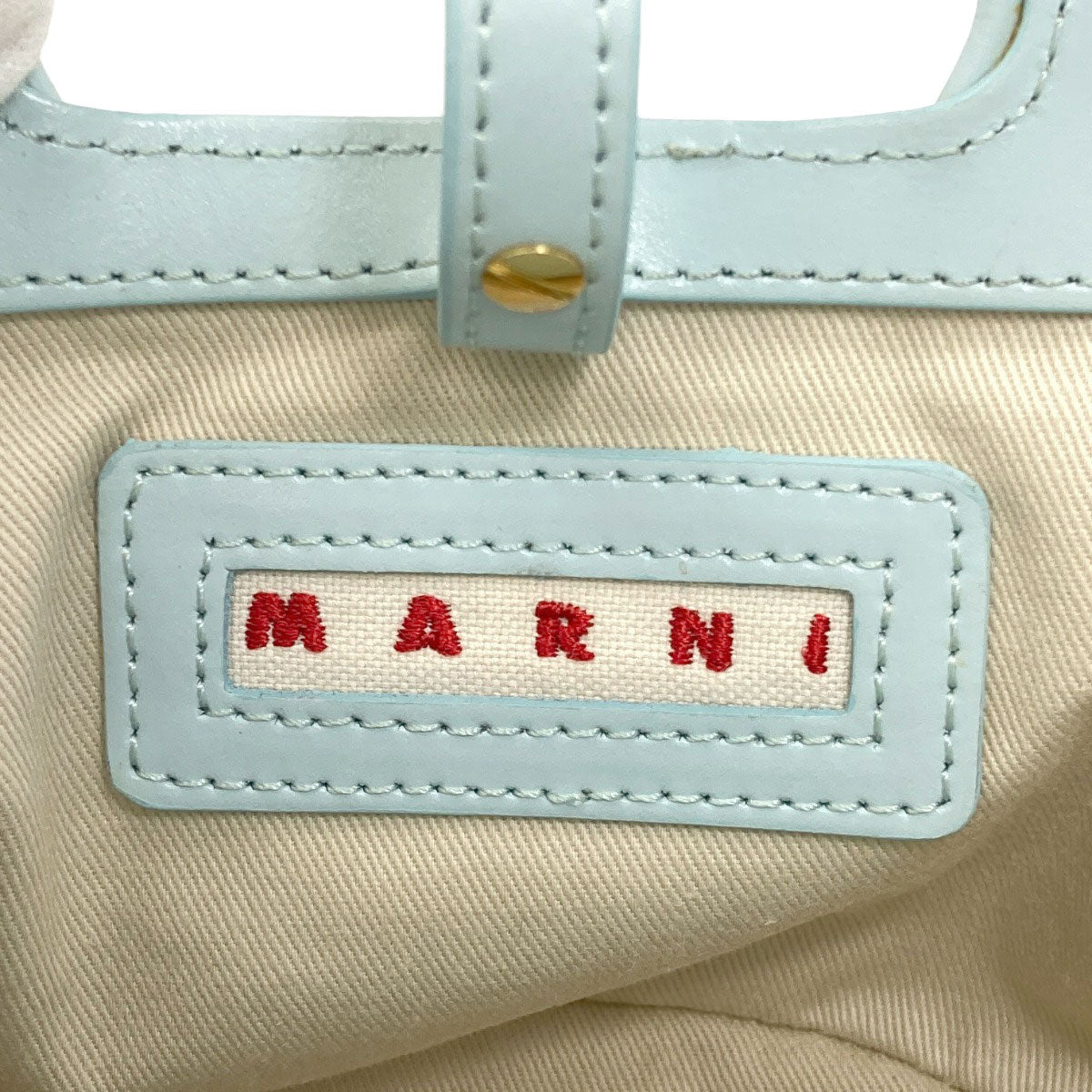 MARNI Tropicalia 2WAY Handbag Raffia LeatherLadies [Used]