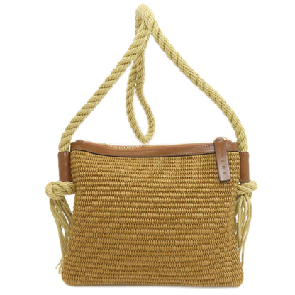 MARNI Tropicália Marcel Zip Pouch Shoulder Bag Raffia Ladies [Used]