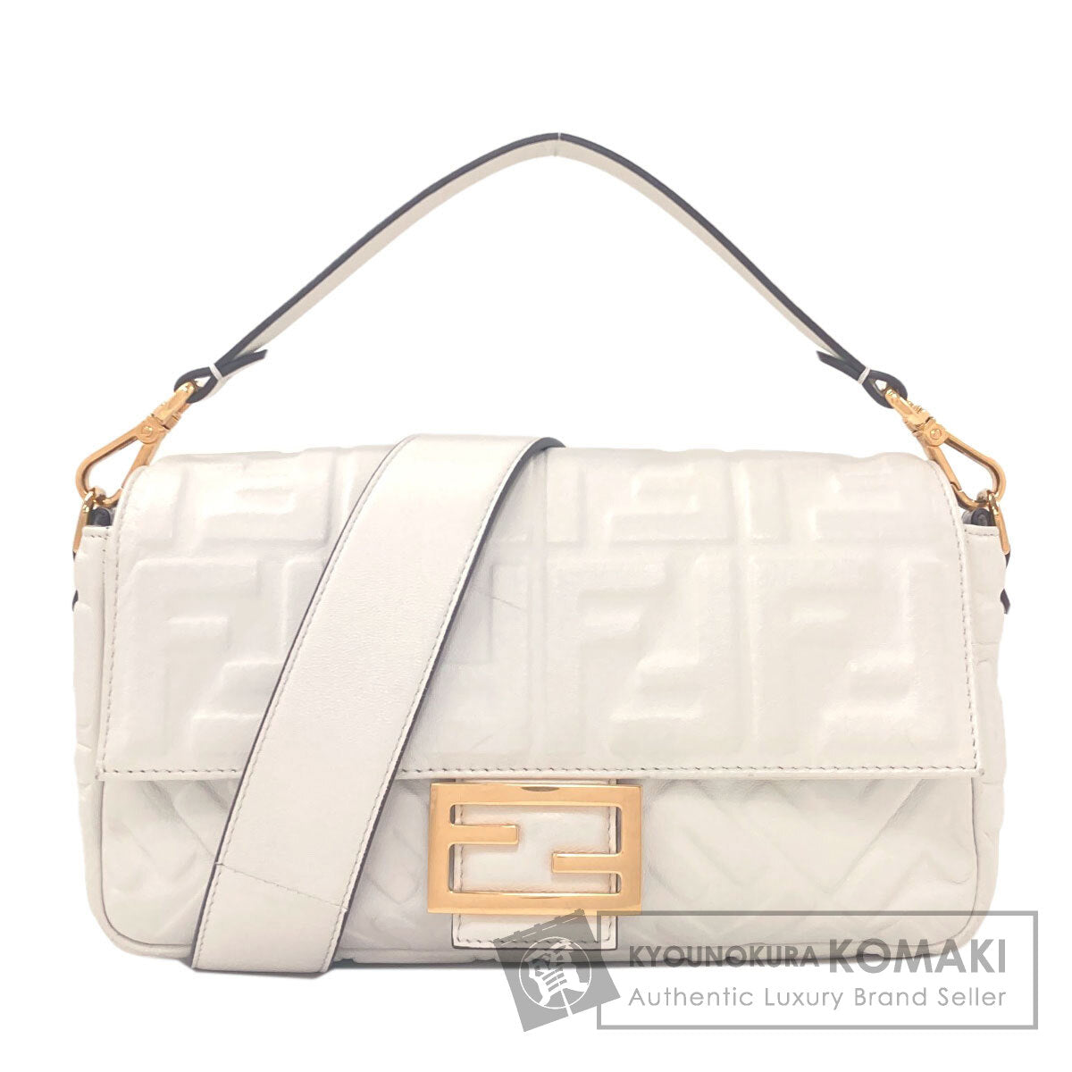 FENDI Mamma Bucket 2WAY Handbag Calf Ladies [Used]
