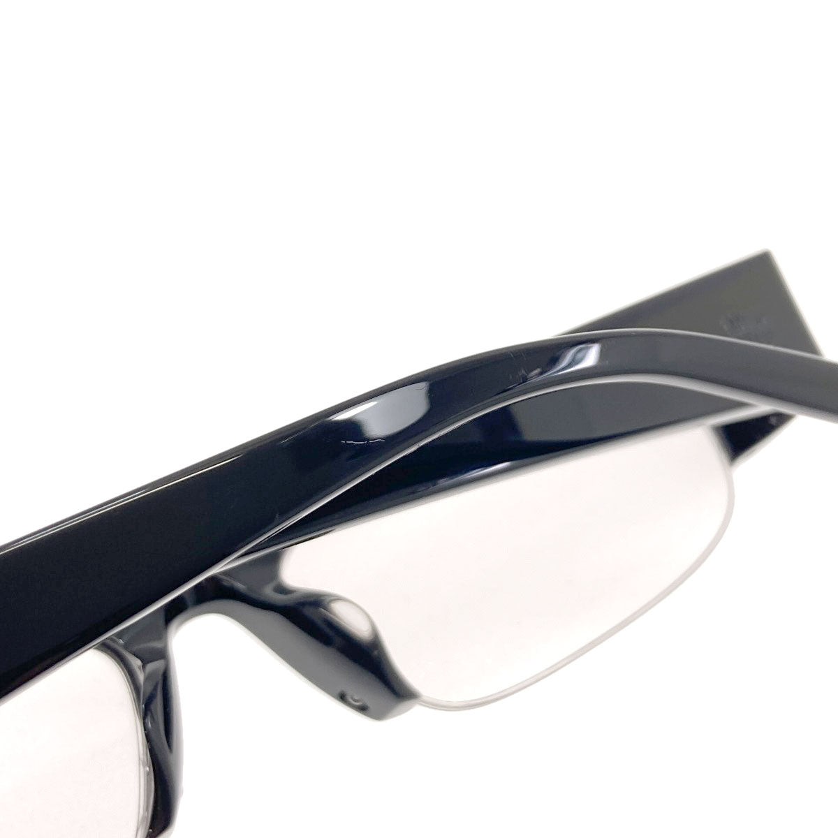 MIUMIU Half rim glasses Plastic Ladies [Used]