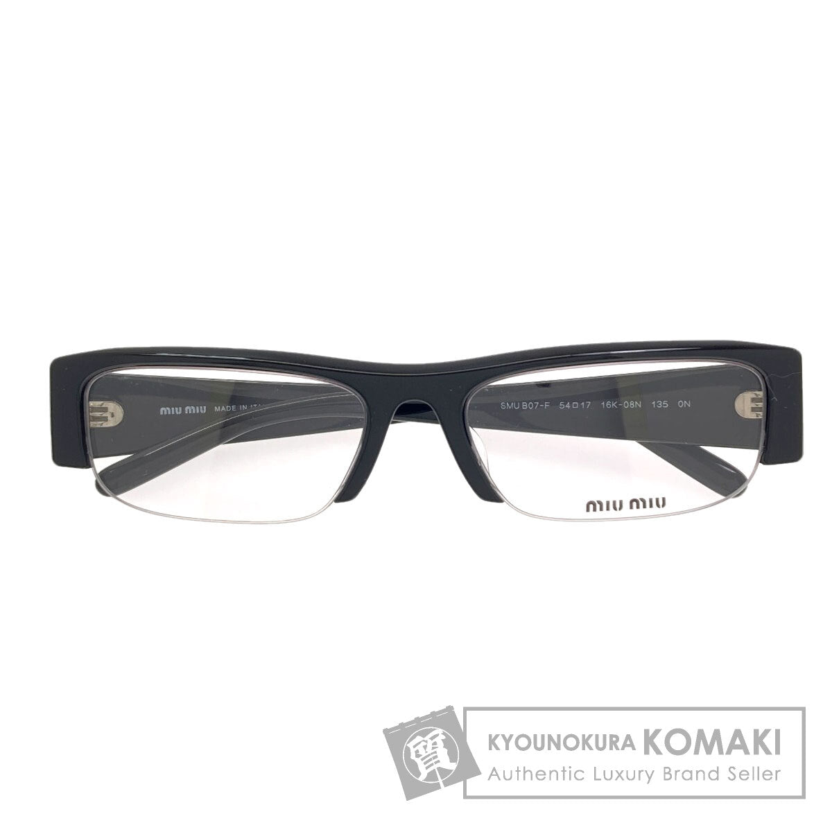 MIUMIU Half rim glasses Plastic Ladies [Used]