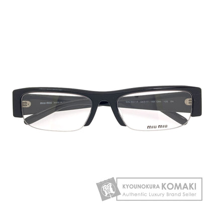 MIUMIU Half rim glasses Plastic Ladies [Used]