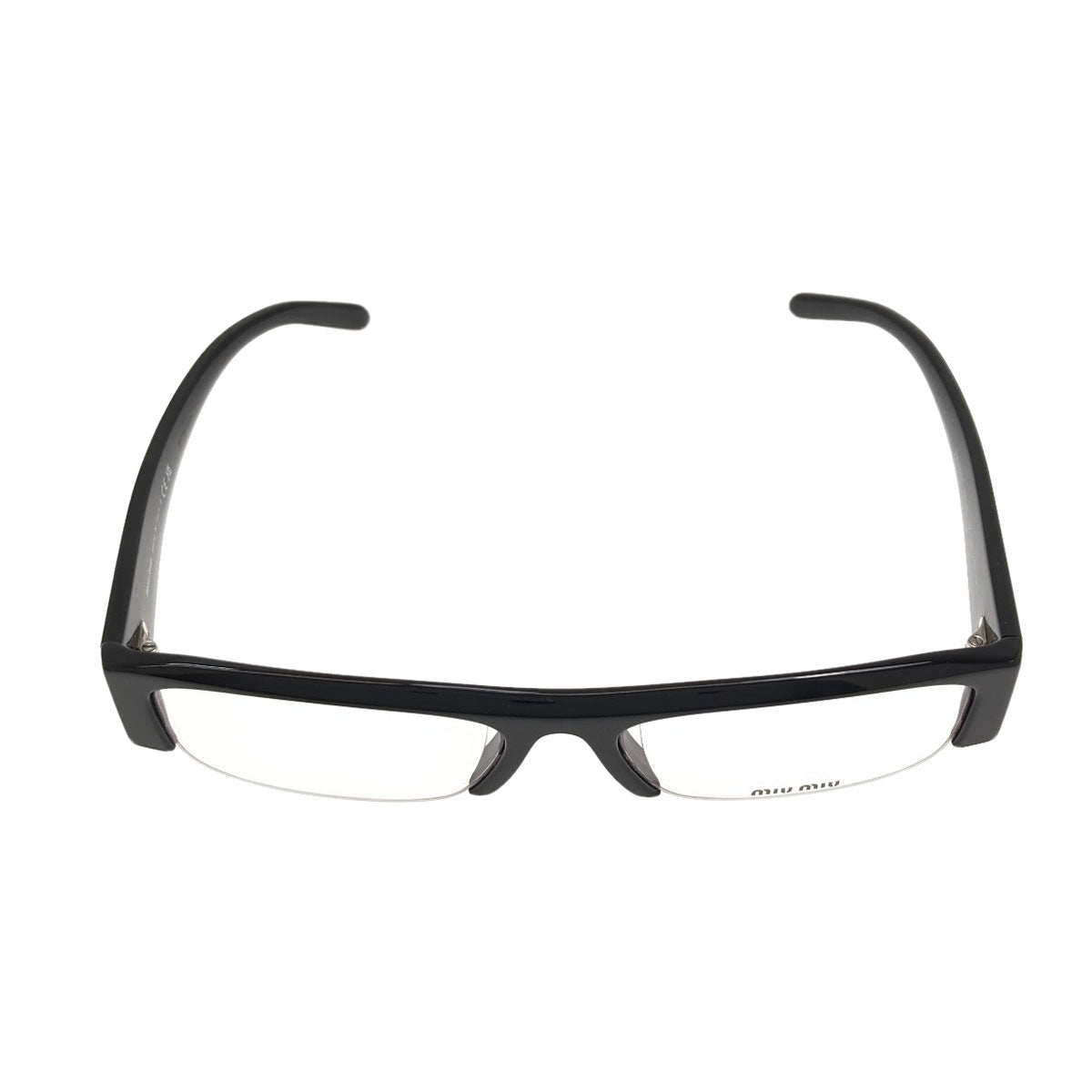 MIUMIU Half rim glasses Plastic Ladies [Used]