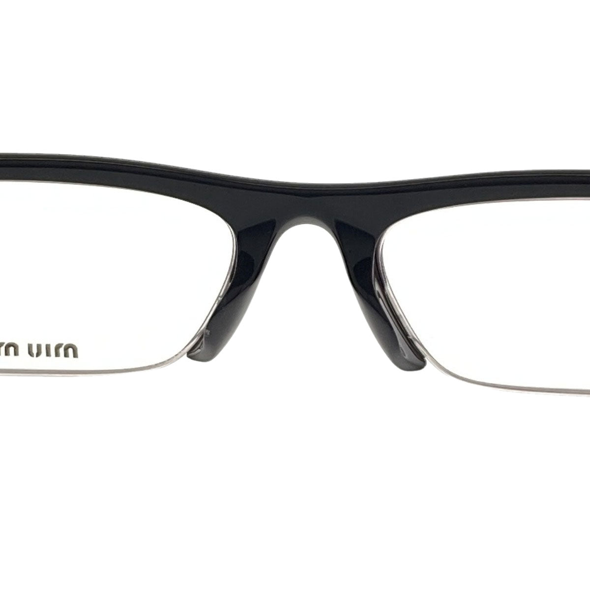 MIUMIU Half rim glasses Plastic Ladies [Used]