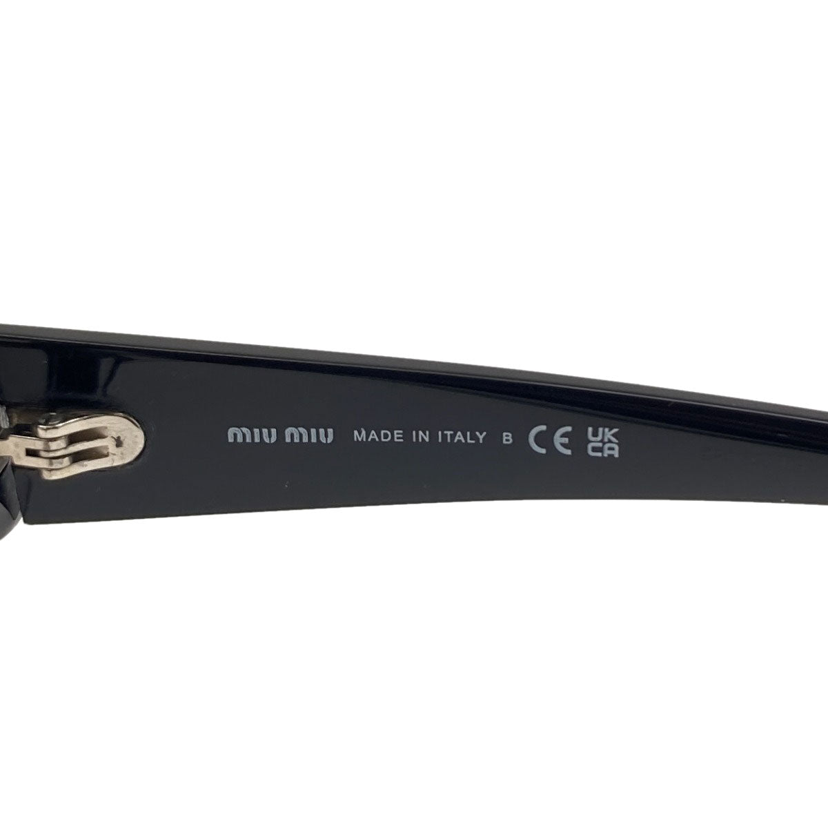 MIUMIU Half rim glasses Plastic Ladies [Used]