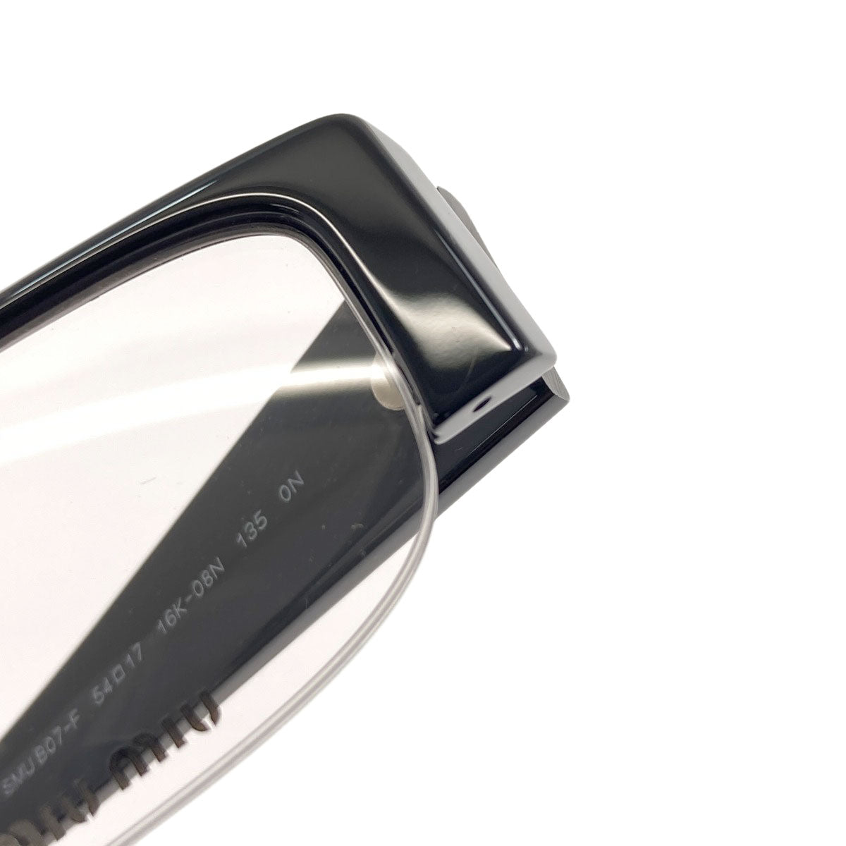 MIUMIU Half rim glasses Plastic Ladies [Used]