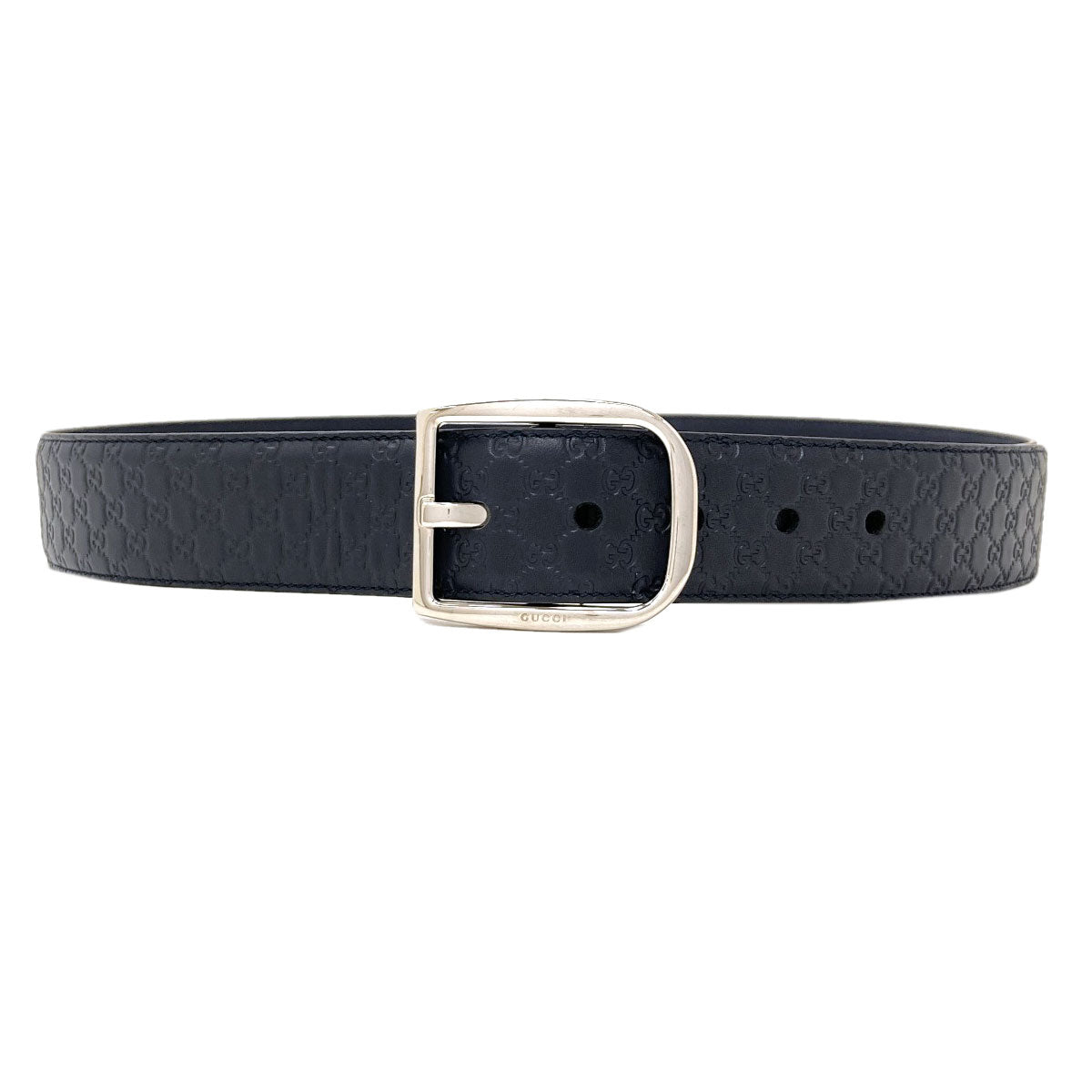 GUCCI 449716 Outlet GG Signature Guccissima belt Leather mens [Used]