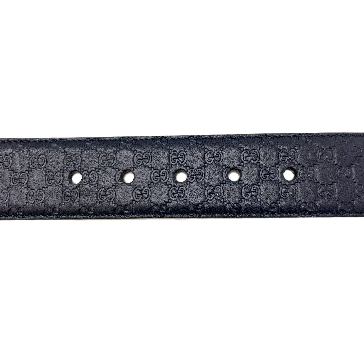 GUCCI 449716 Outlet GG Signature Guccissima belt Leather mens [Used]