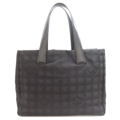 CHANEL New Travel Line MM Tote Bag Nylon jacquard Ladies [Used]