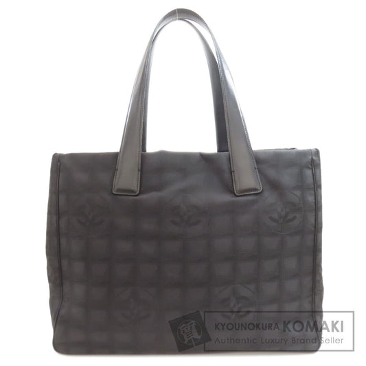 CHANEL New Travel Line MM Tote Bag Nylon jacquard Ladies [Used]