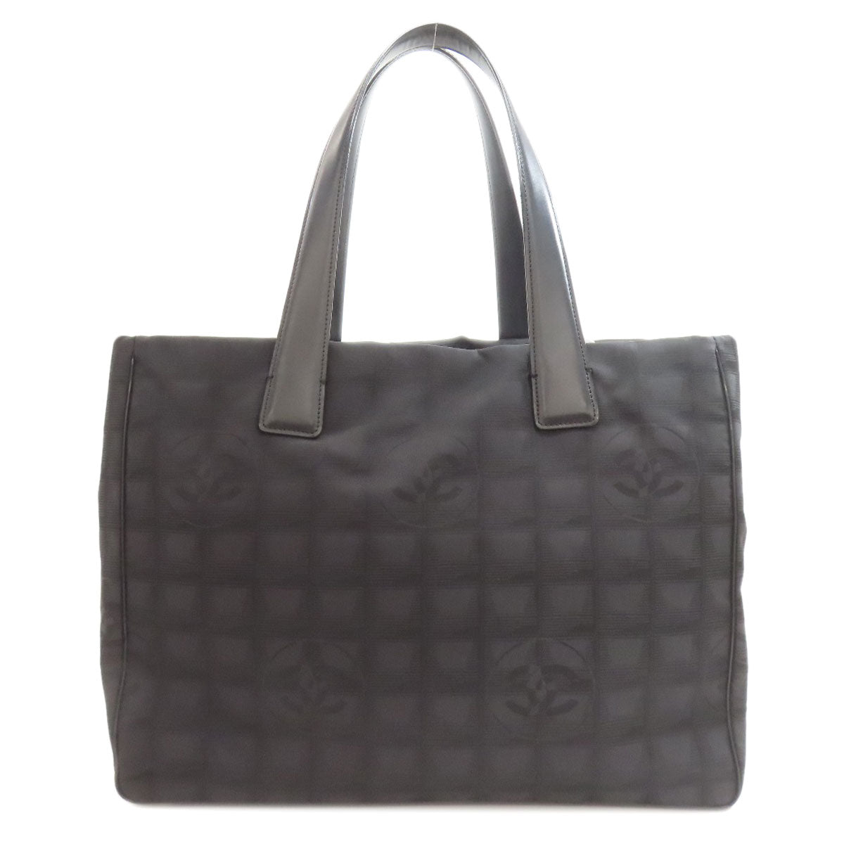 CHANEL New Travel Line MM Tote Bag Nylon jacquard Ladies [Used]