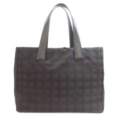 CHANEL New Travel Line MM Tote Bag Nylon jacquard Ladies [Used]
